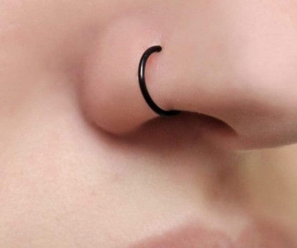 Stainless Steel Magnet Fake Nose Ring Hoop Fake Piercing Hoop Septum Rings  For Women Fashion Gothic Rock Body Jewelry Gifts | Fruugo AU
