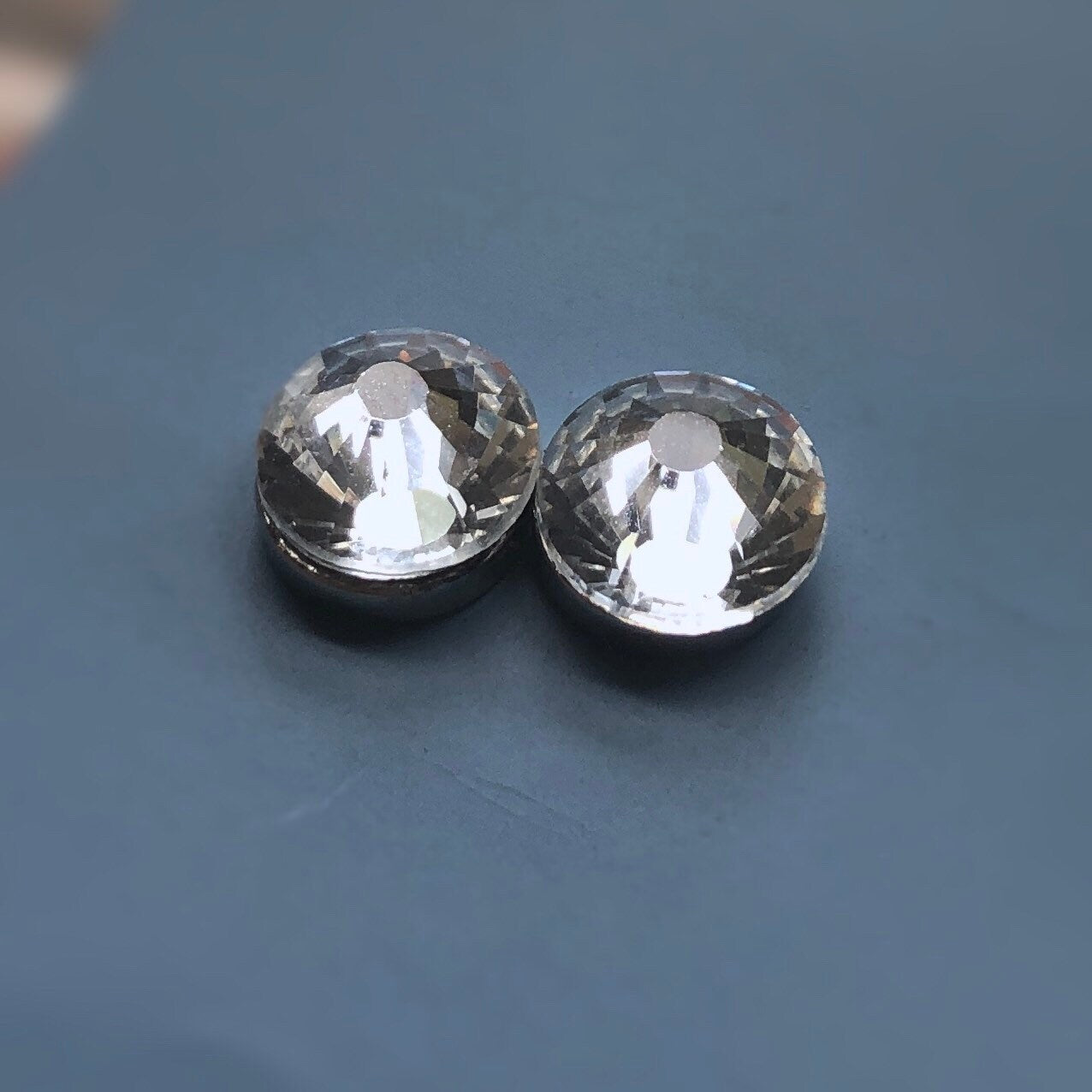 Silver Night Swarovski Crystal Stud Earrings – Boccai