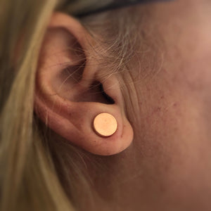 Magnetic keloid scar treatment, pressure earrings - Silver, Gold, Rose Gold, Black. 8mm-15mm diameter.
