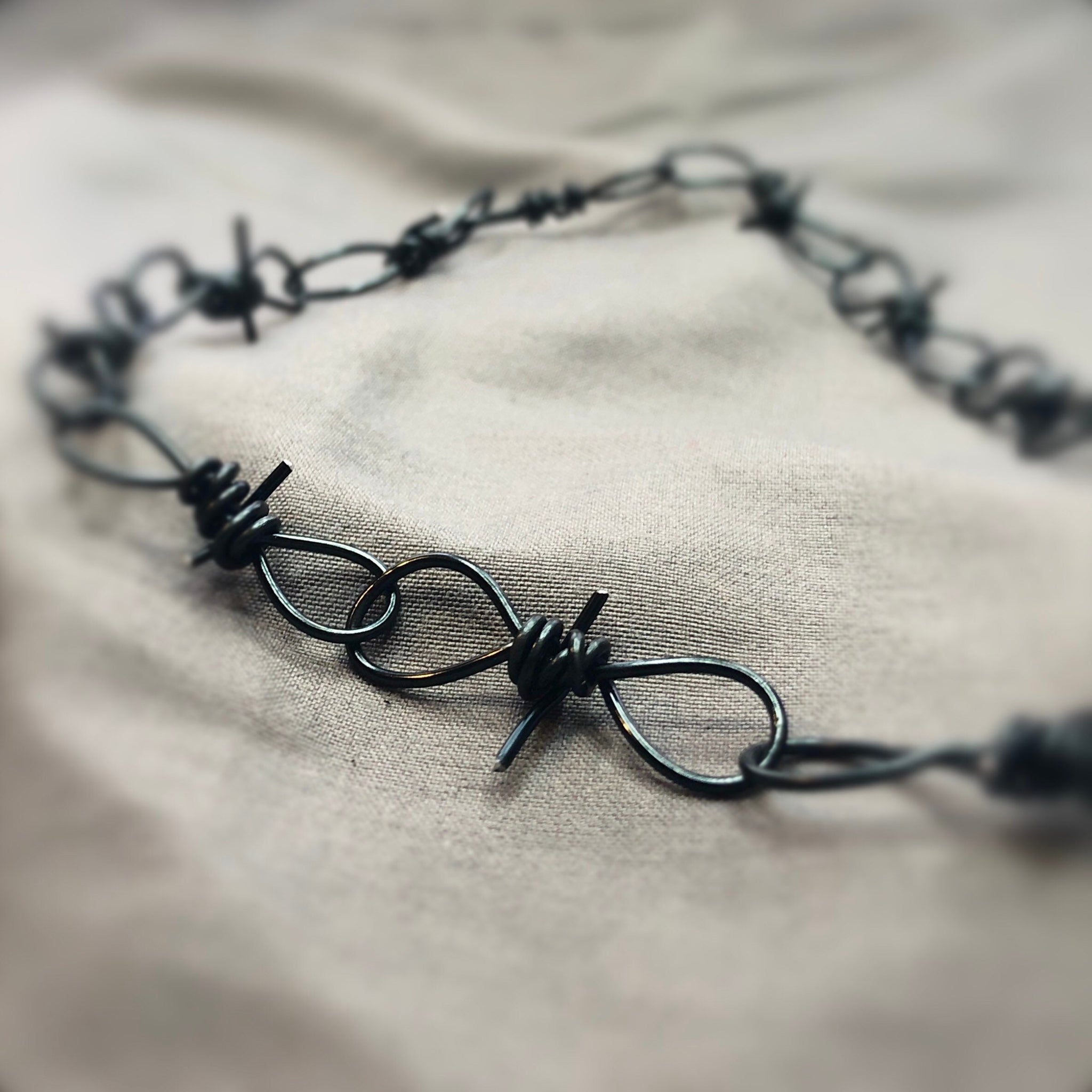 Black vampire jewelry gothic choker necklace • Matching black