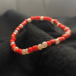 48 Colors • Handmade beaded bracelet femme, red carnelian bracelet zen gemstone, Choose your birthstone or favorite color!