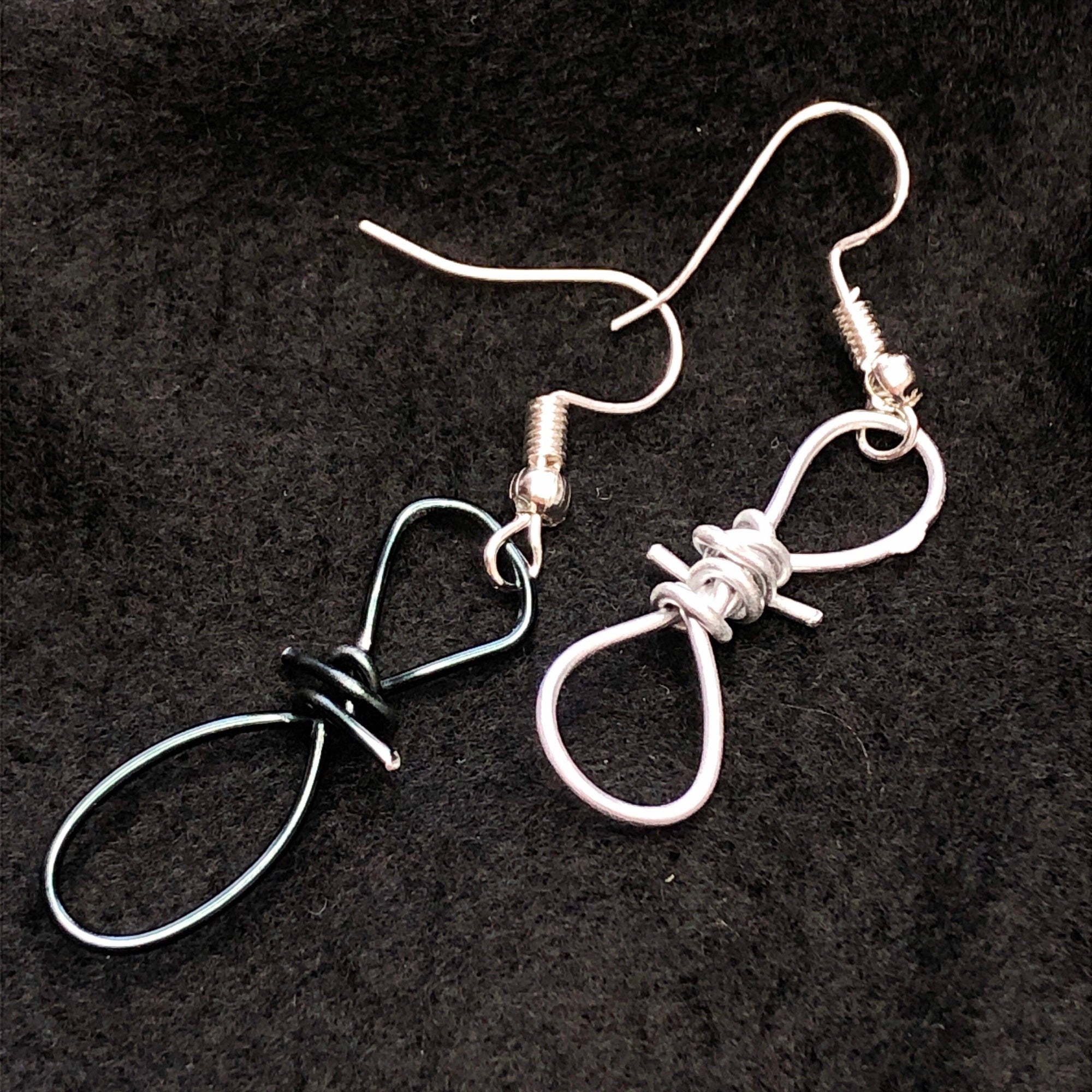 Barbed wire grunge earrings  • Alt earrings grunge jewelry • Grunge earrings set egirl earrings • Alternative earrings • Punk earrings