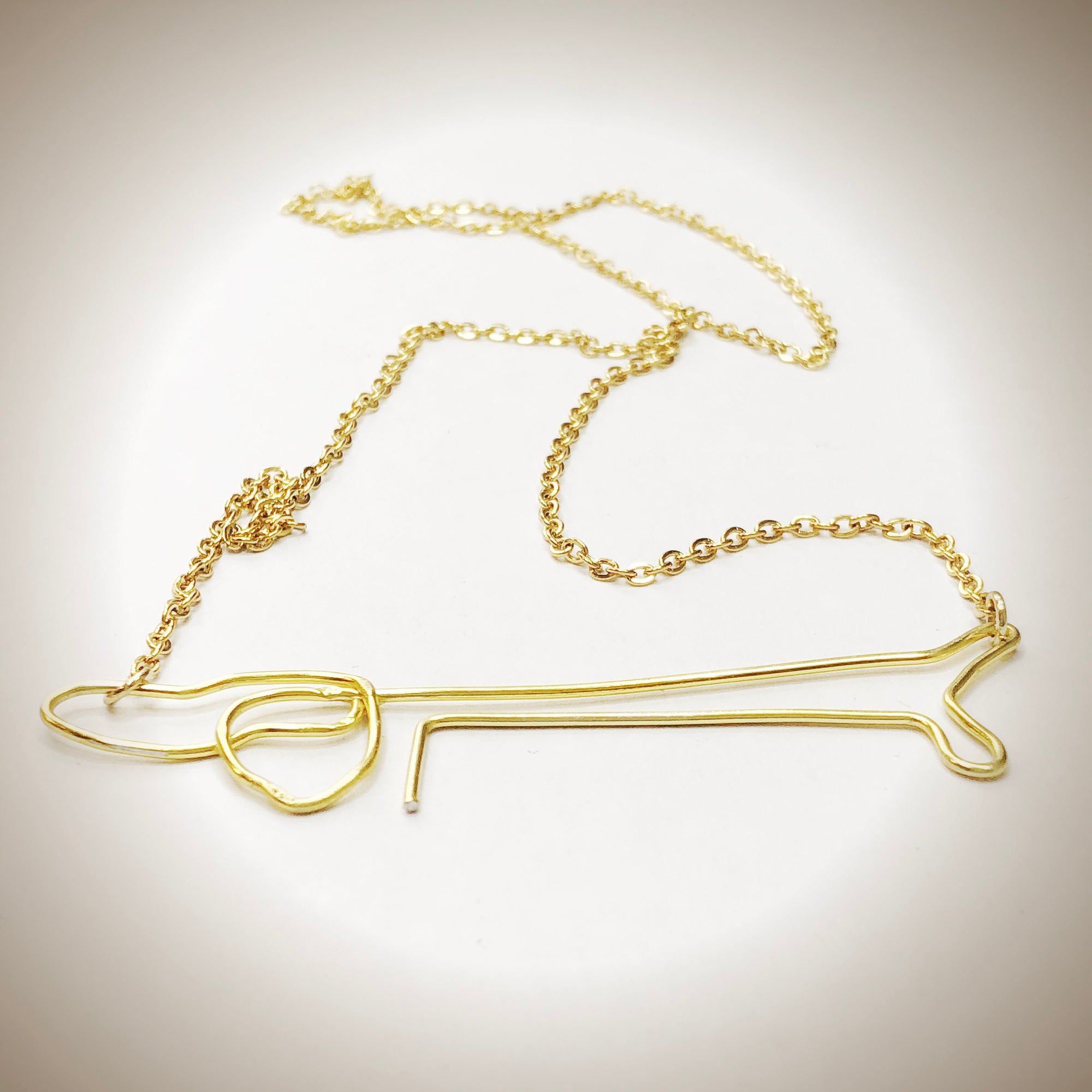 pablo piccaso dachshund dog necklace by HST