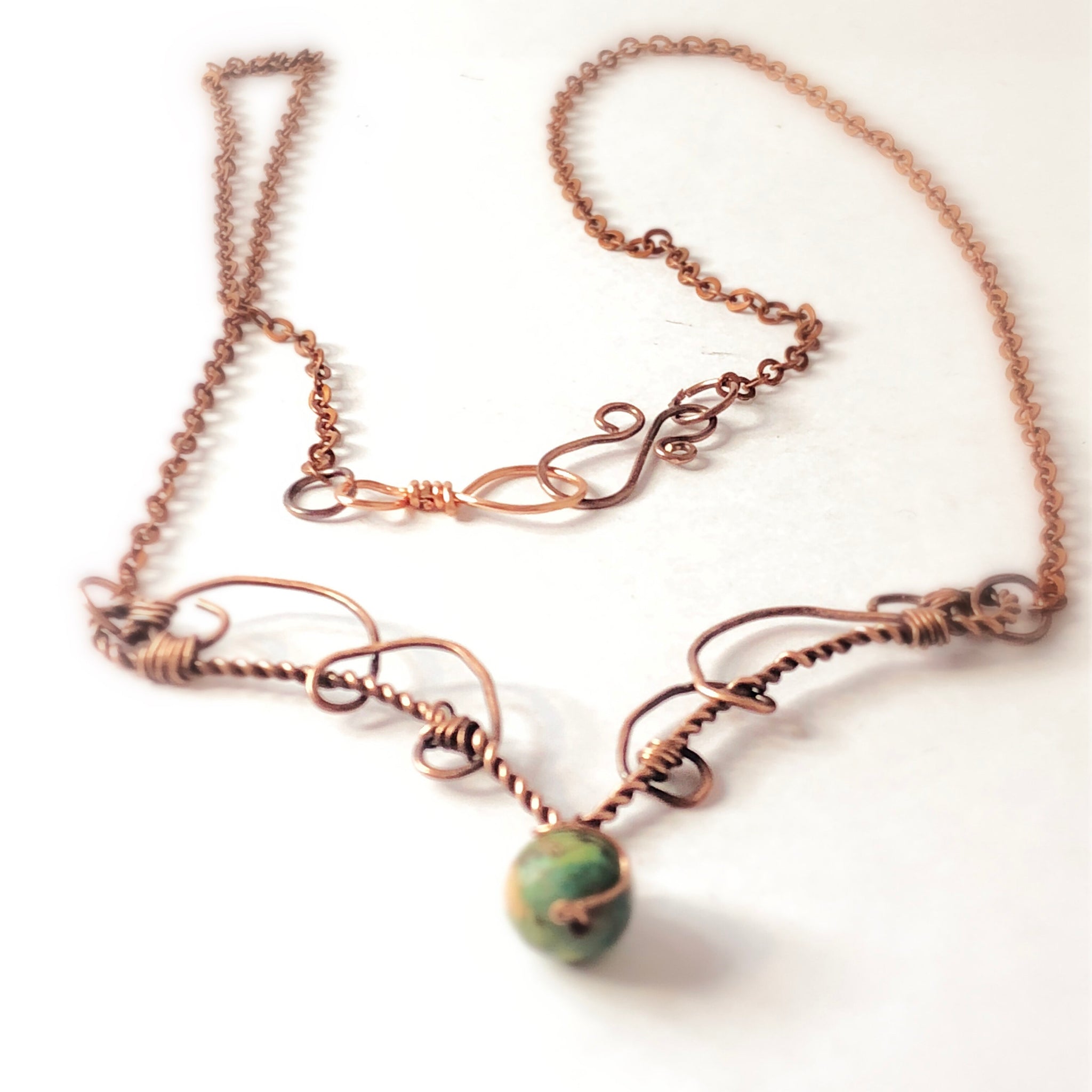 Desert Star Jasper Copper Necklace – Essential Chi Jewelry
