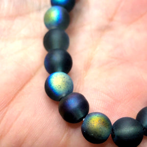 Men’s beaded stretch bracelet - 12 colors