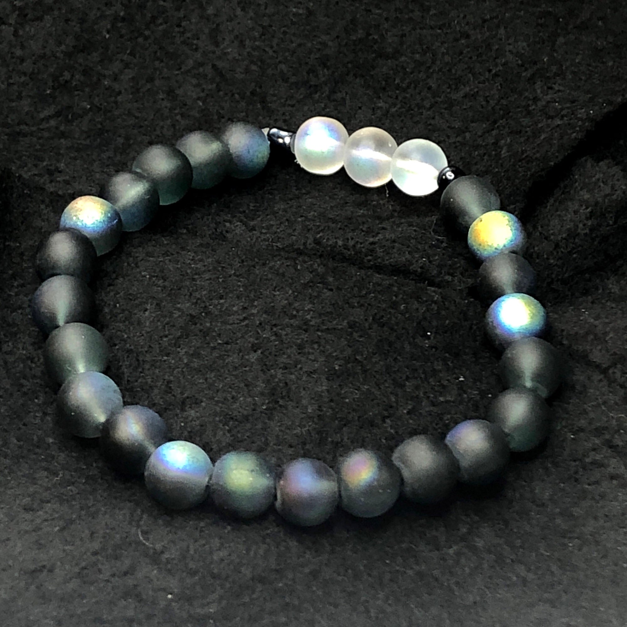 Personalized unisex beaded bracelet for yoga, chakra - 14 colors