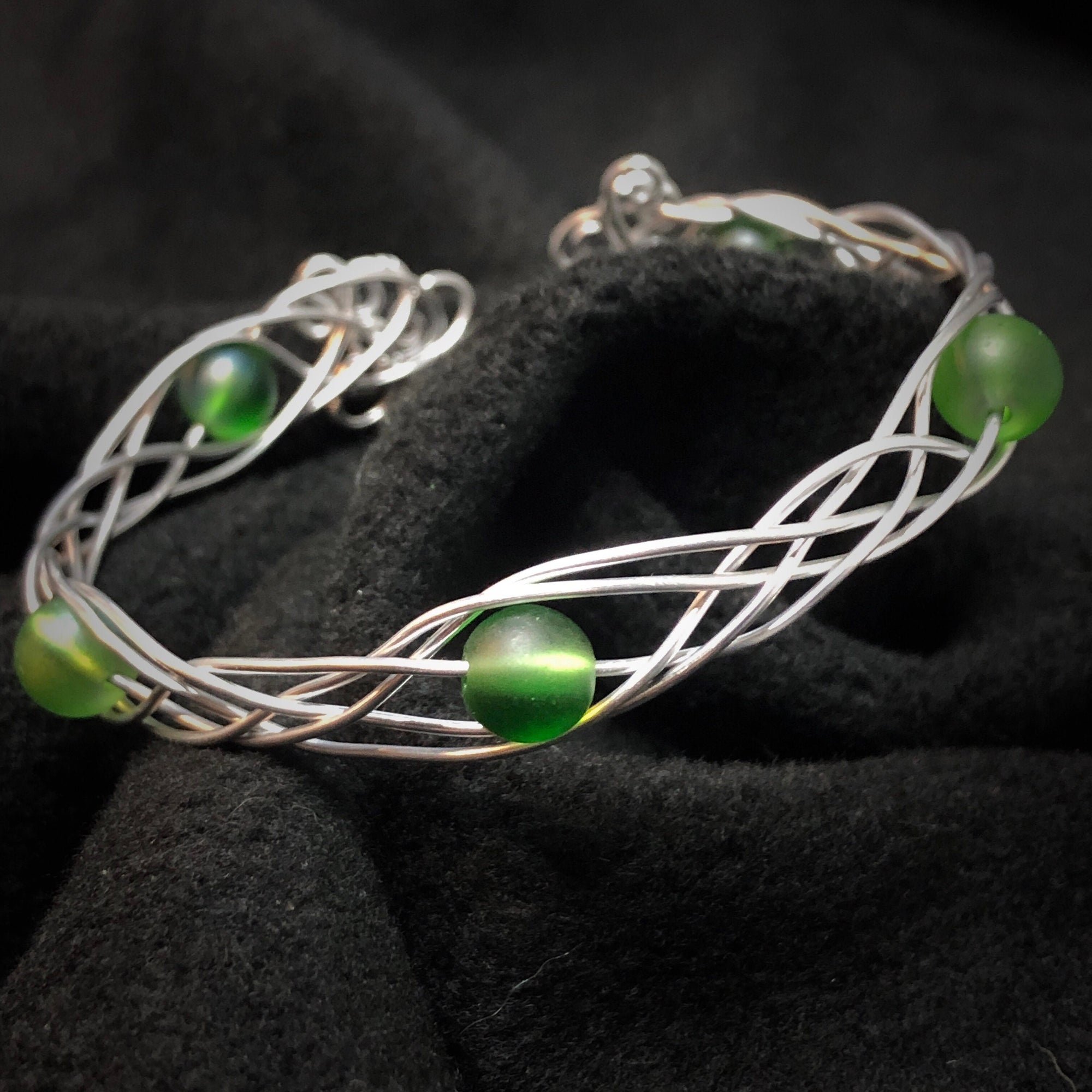 Personalized adjustable celtic bracelet cuff
